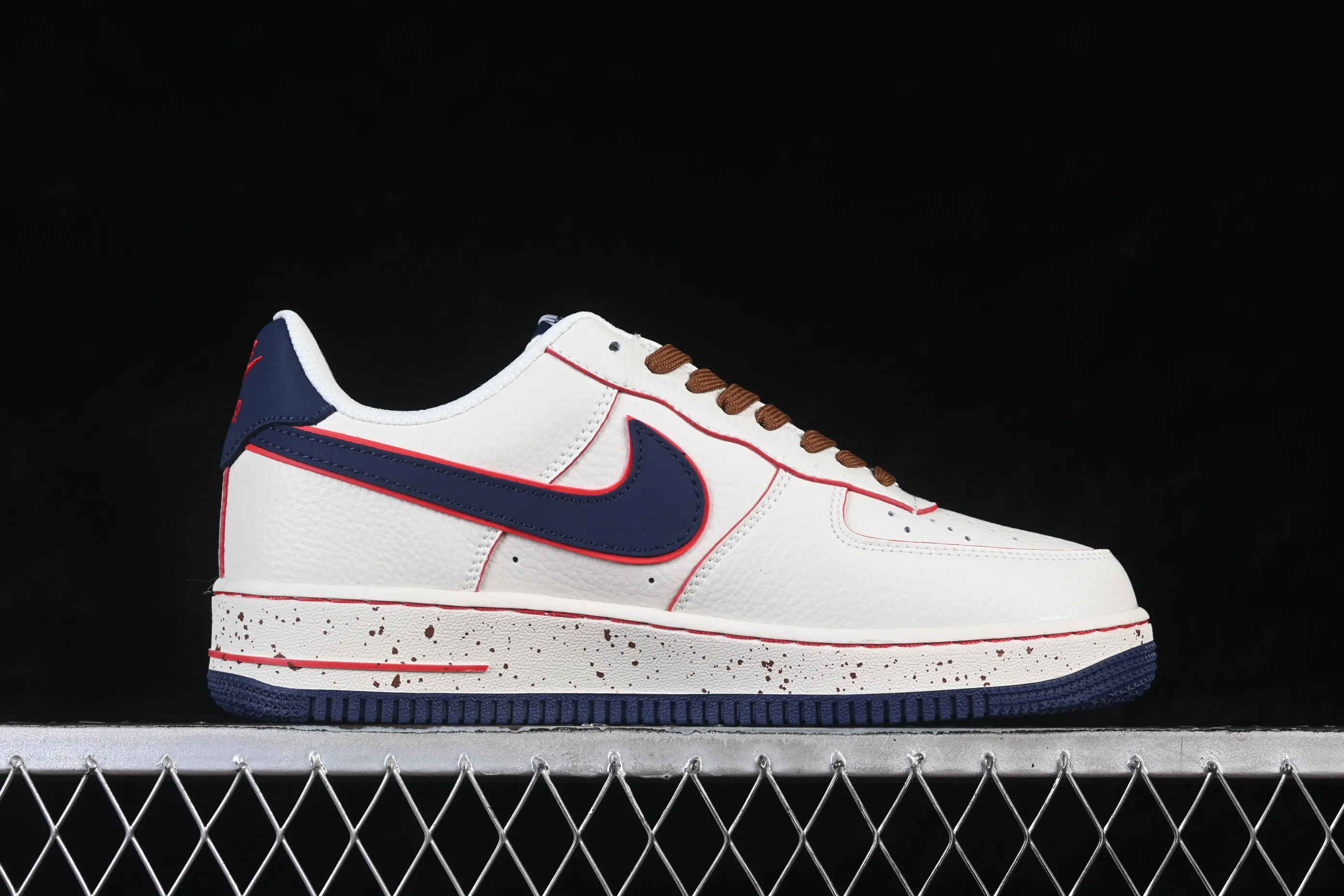 All Categories Nk Air Force 1 Air Force Series Nk Air Force 1 Low Air Force Low Nike Air Force 1'07 Low Milk White Blue Red Spot Air Force One Low Casual Sneakers NH0601-545